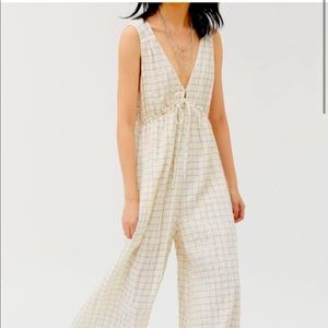 Plaid Urban Outfitters Sleeveless Romper